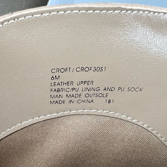 STEVE MADDEN CROFT TAN NUBUCK LEATHER POINTED TOE KNEE-HIGH BOOTS SIZE 6 NEW - Picture 8 of 10